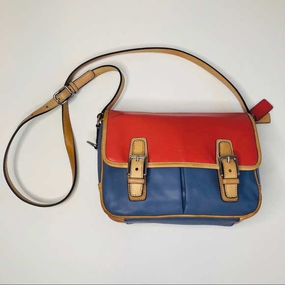 Coach Handbags - Coach Park Leather Colorblock Crossbody Bag